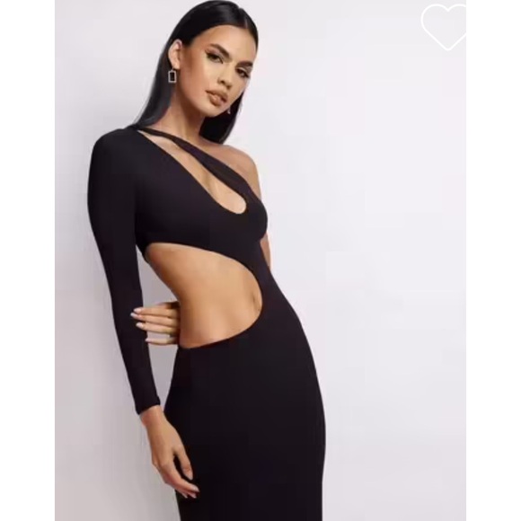 Meshki Joyce One Shoulder Cut-Out Midi Dress - Picture 3 of 16